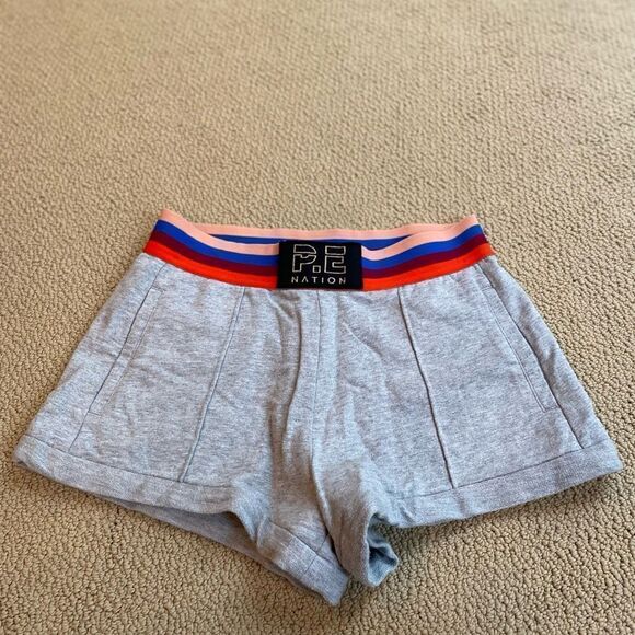 P.E. Nation Grey shorts - Picture 1 of 4